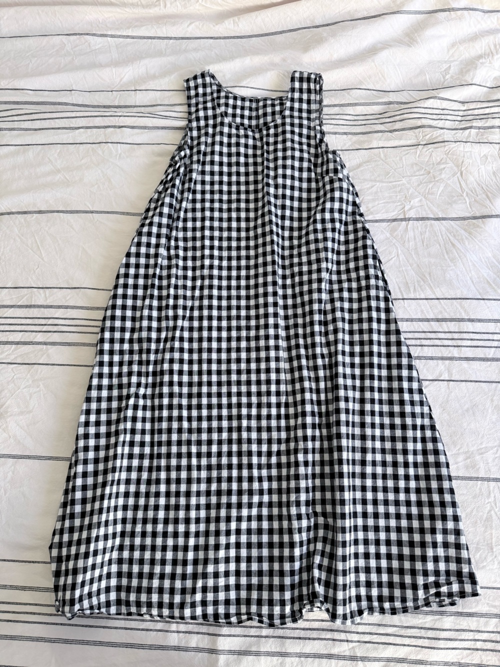 Amazon gingham maxi dress